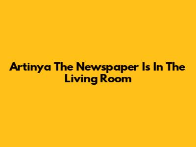 Artinya 'The Newspaper Is In The Living Room'