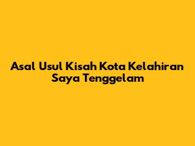 Asal Usul Kisah 'Kota Kelahiran Saya Tenggelam'