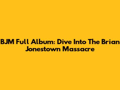 BJM Full Album: Dive Into The Brian Jonestown Massacre