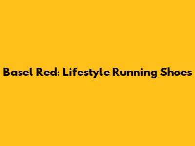 Basel Red: Lifestyle Running Shoes