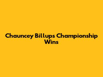 Chauncey Billups' Championship Wins