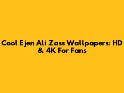 Cool Ejen Ali Zass Wallpapers: HD & 4K For Fans