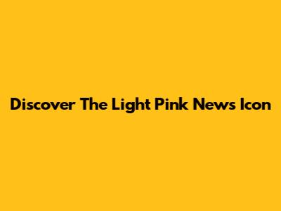 Discover The Light Pink News Icon
