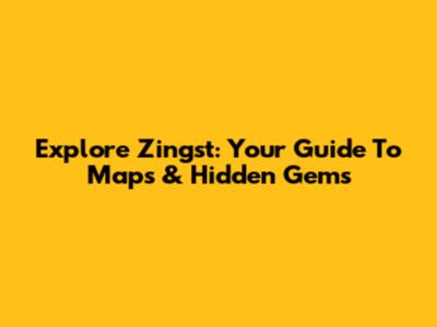Explore Zingst: Your Guide To Maps & Hidden Gems