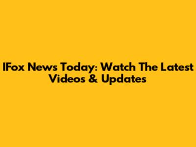IFox News Today: Watch The Latest Videos & Updates