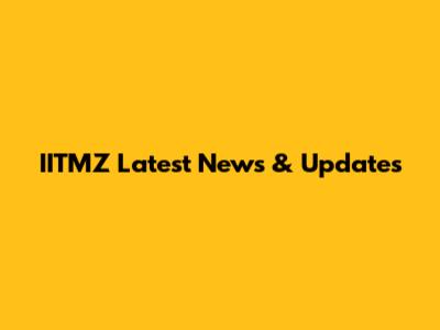 IITMZ Latest News & Updates