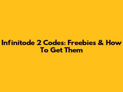 Infinitode 2 Codes: Freebies & How To Get Them