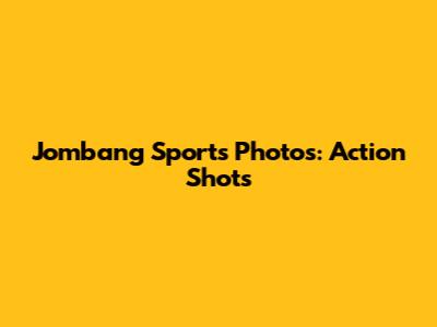 Jombang Sports Photos: Action Shots