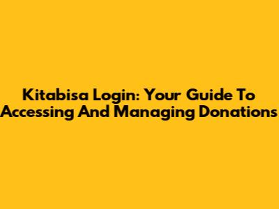 Kitabisa Login: Your Guide To Accessing And Managing Donations
