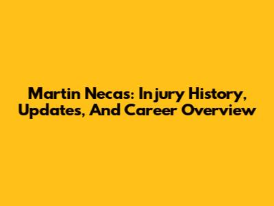 Martin Necas: Injury History, Updates, And Career Overview