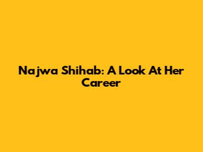Najwa Shihab: A Look At Her Career