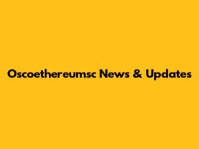 Oscoethereumsc News & Updates