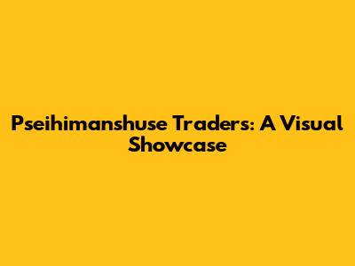 Pseihimanshuse Traders: A Visual Showcase
