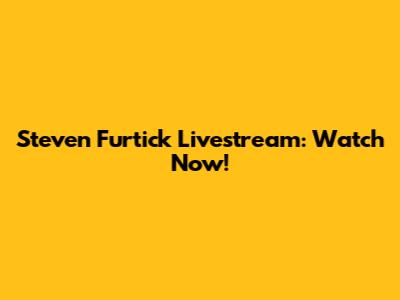 Steven Furtick Livestream: Watch Now!