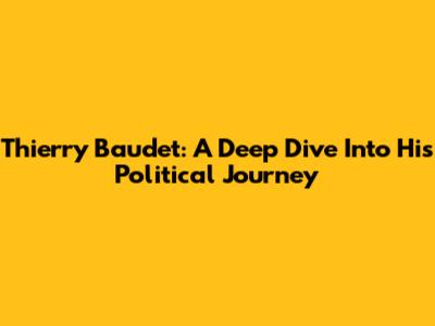 Thierry Baudet: A Deep Dive Into His Political Journey