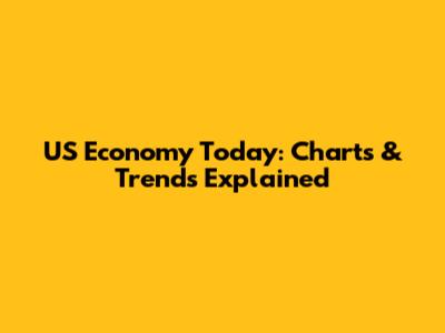 US Economy Today: Charts & Trends Explained