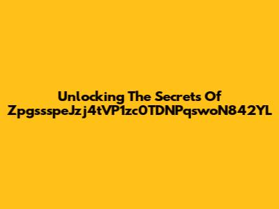 Unlocking The Secrets Of ZpgssspeJzj4tVP1zc0TDNPqswoN842YL