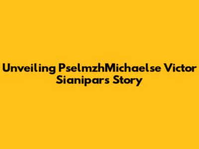 Unveiling PselmzhMichaelse Victor Sianipar's Story