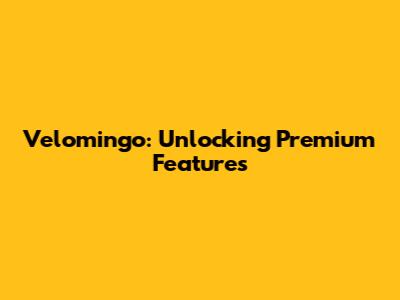 Velomingo: Unlocking Premium Features