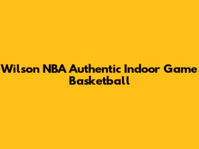 Wilson NBA Authentic Indoor Game Basketball