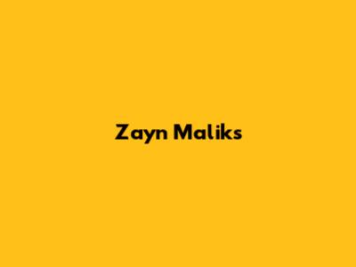 Zayn Malik's 