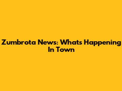 Zumbrota News: What's Happening In Town